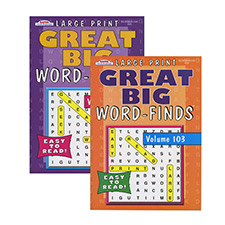 Large Print Great Big Word Finds Puzzle Book – ESG Variety Ltd.