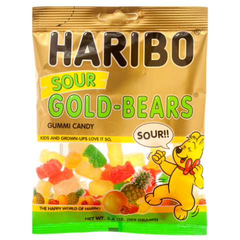 HARIBO GUMMY SOUR GOLD BEARS 3.6 OZ – ESG Variety Ltd.